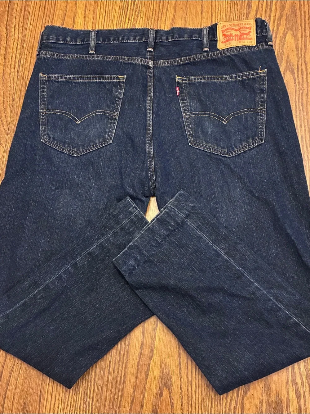 Levi’s 508™ Regular Tapered Dark Wash Denim Jeans 38 x 30